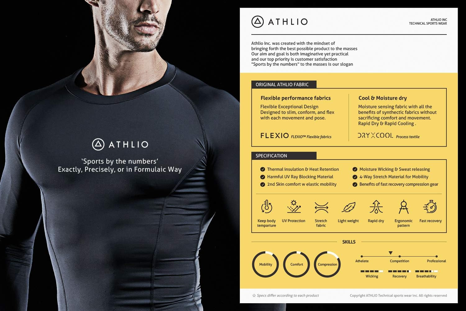 CLSX Men'S UPF 50+ Long Sleeve Compression Shirts, Water Sports Rash Guard Base Layer, Athletic Workout Shirt, 3Pack Dark Black/Dark Charcoal/Pure White, X-Large