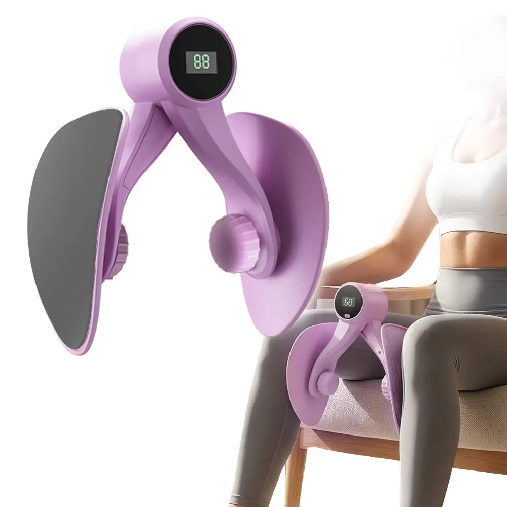 Inner Thigh Toner & Leg Exerciser with Counter Thigh Stretch Trainer Glute Trainer for Men Women Portable Home Workout Fitness Equipment Compact Design